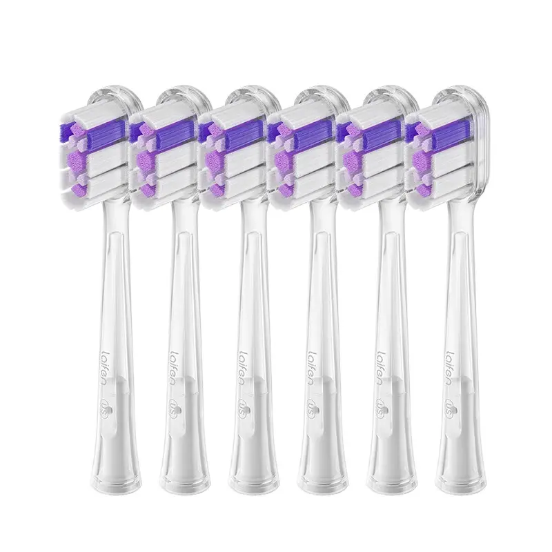 Laifen Toothbrush Accessory Transparent brush head-6pcs Ultra whitening