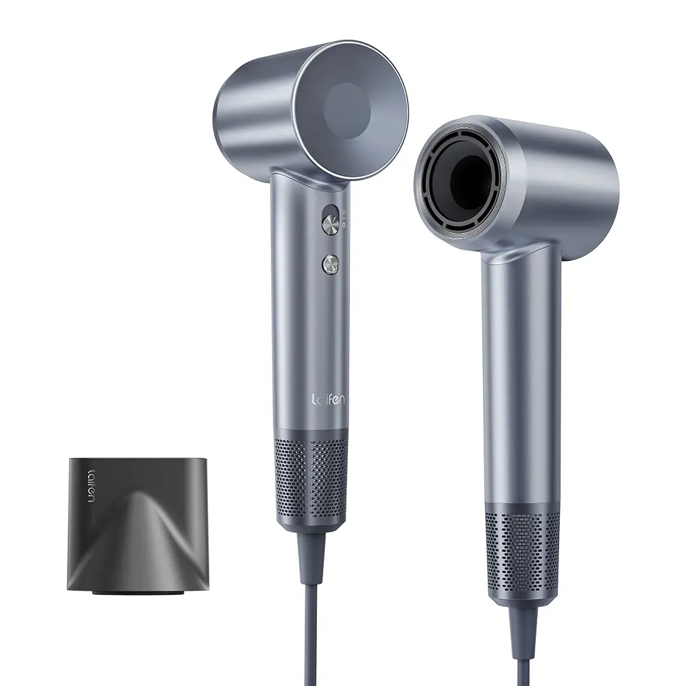 Laifen Hair Drye UK Version Swift Special Nozzle*3 Silver Blue