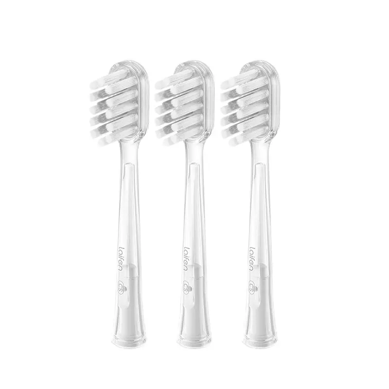 Laifen Toothbrush Accessory Transparent brush head-3pcs Gum care