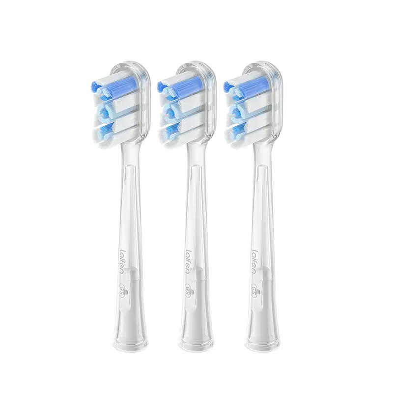 Laifen Toothbrush Accessory Transparent brush head-3pcs Super clean