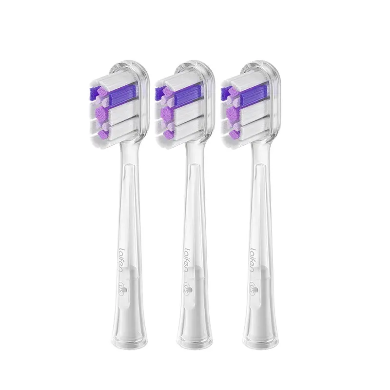 Laifen Toothbrush Accessory Transparent brush head-3pcs Ultra whitening