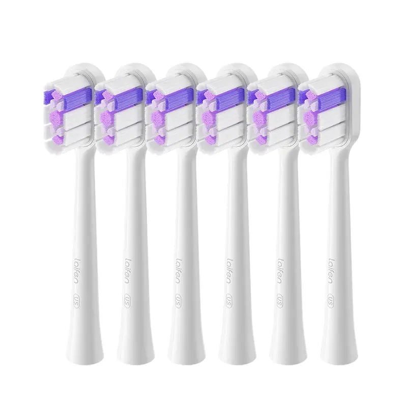 Laifen Toothbrush Accessory White brush head-6pcs Ultra whitening