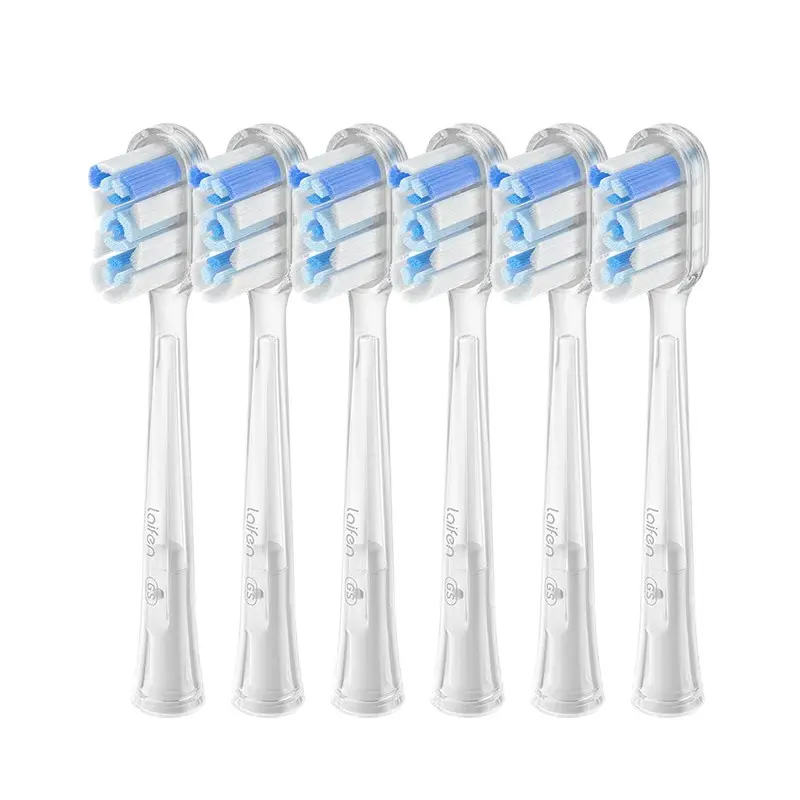 Laifen Toothbrush Accessory Transparent brush head-6pcs Super clean